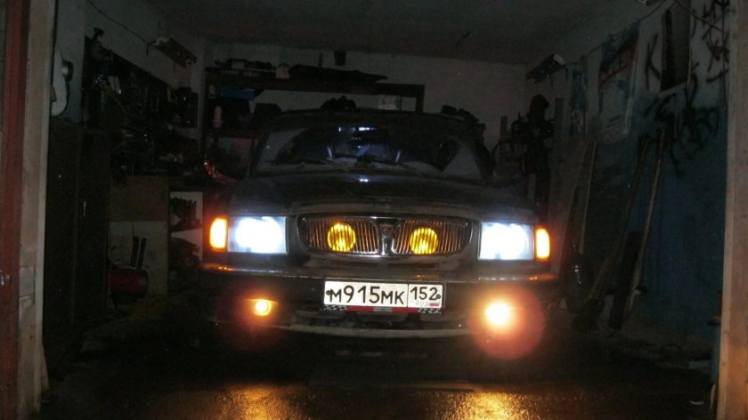 Туманки на ГАЗ 3102