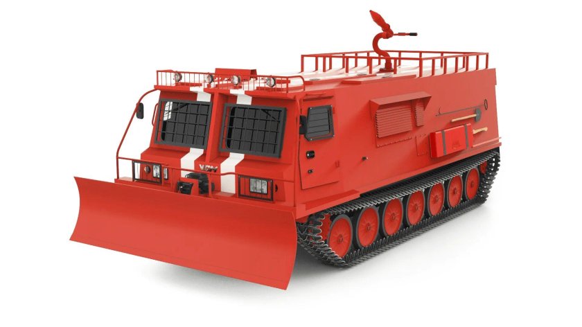 Гусеничная пожарная машина "Импульс-2м