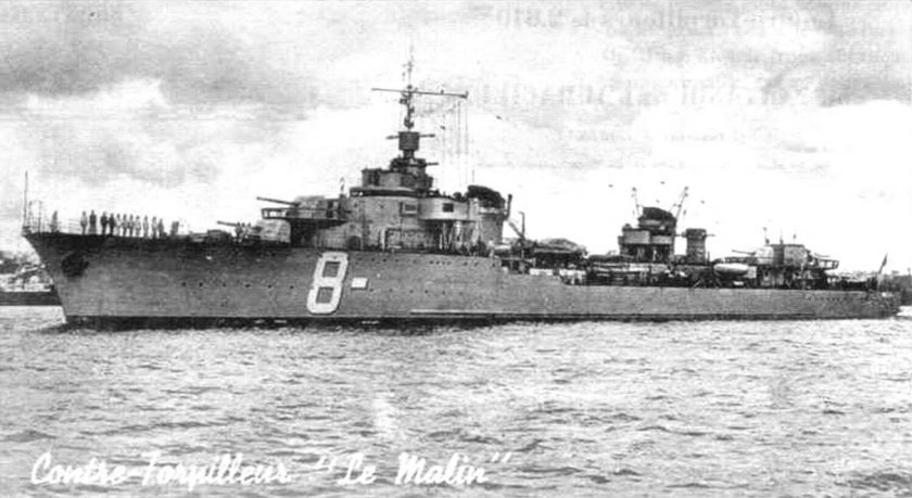 Le Malin эсминец