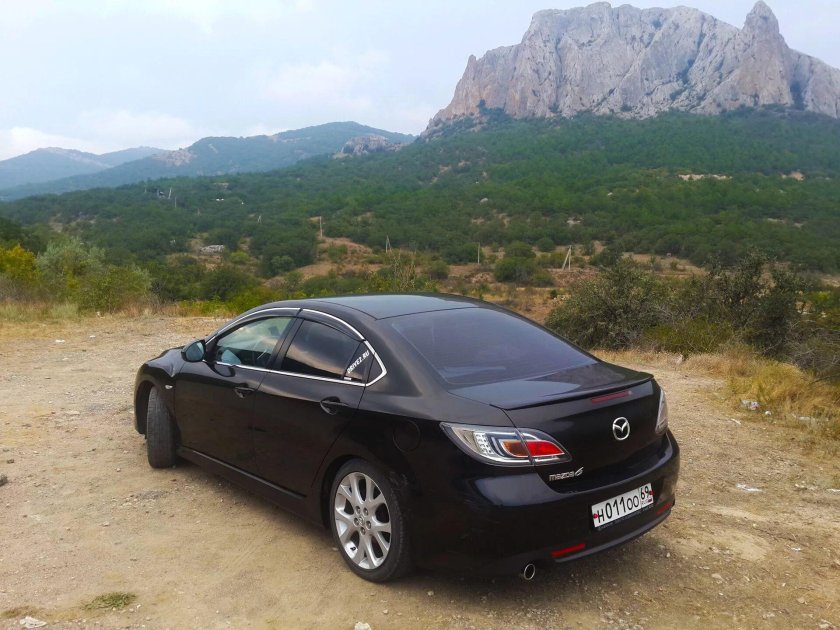 Мазда 6 2008 года черная зум зум