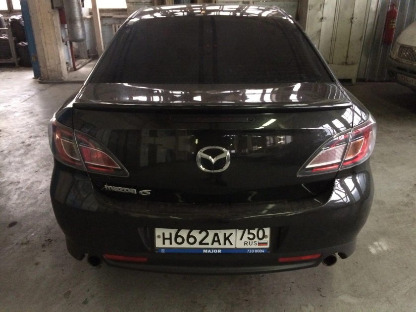 Мазда 6 2008 года черная зум зум