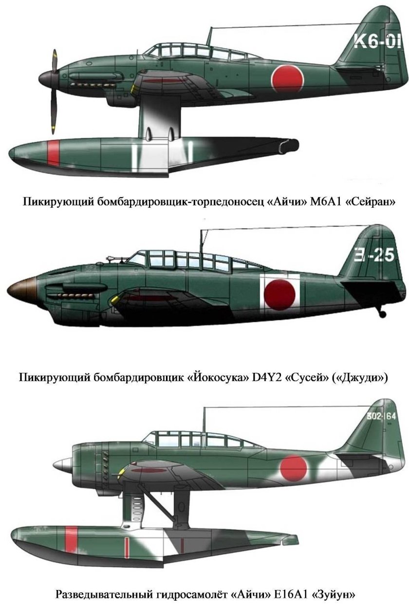 Японские гидросамолеты второй мировой войны