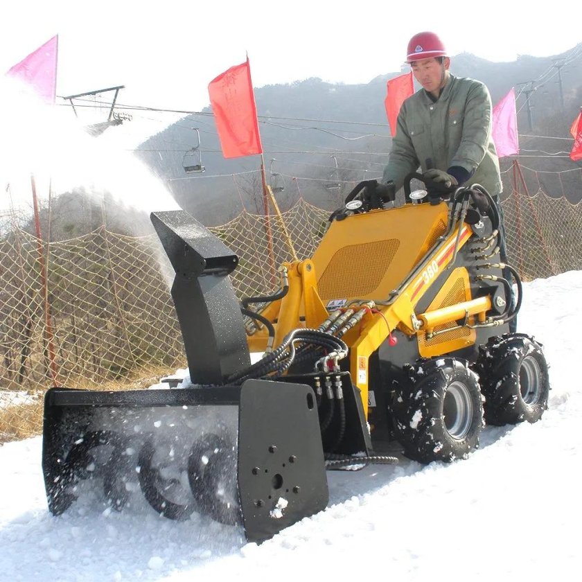 Снегоротор на мини погрузчик