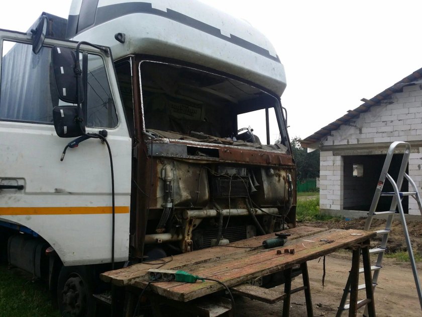 Сварка кабины МАЗ