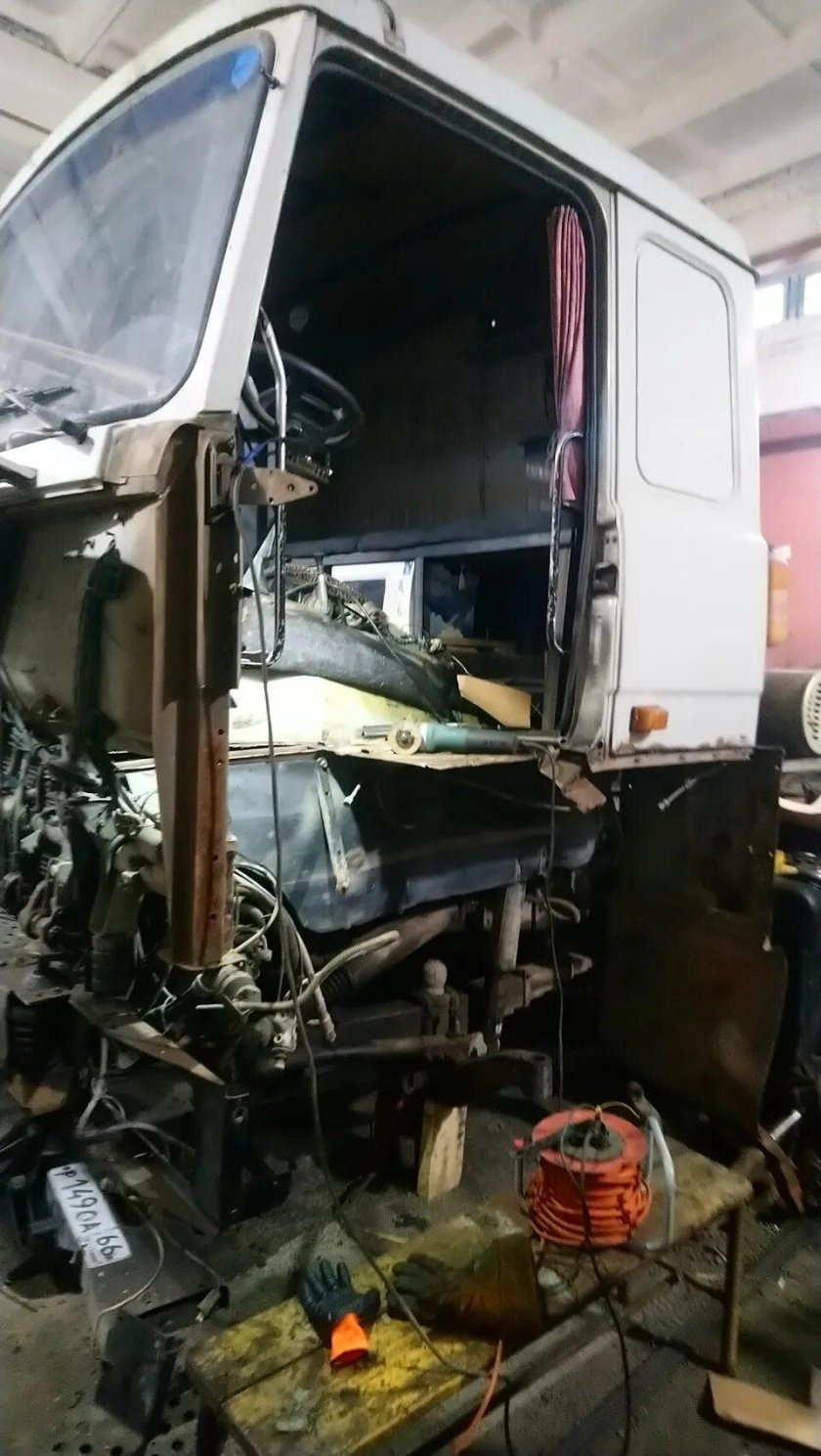 Плавающая кабина на МАЗ 5551