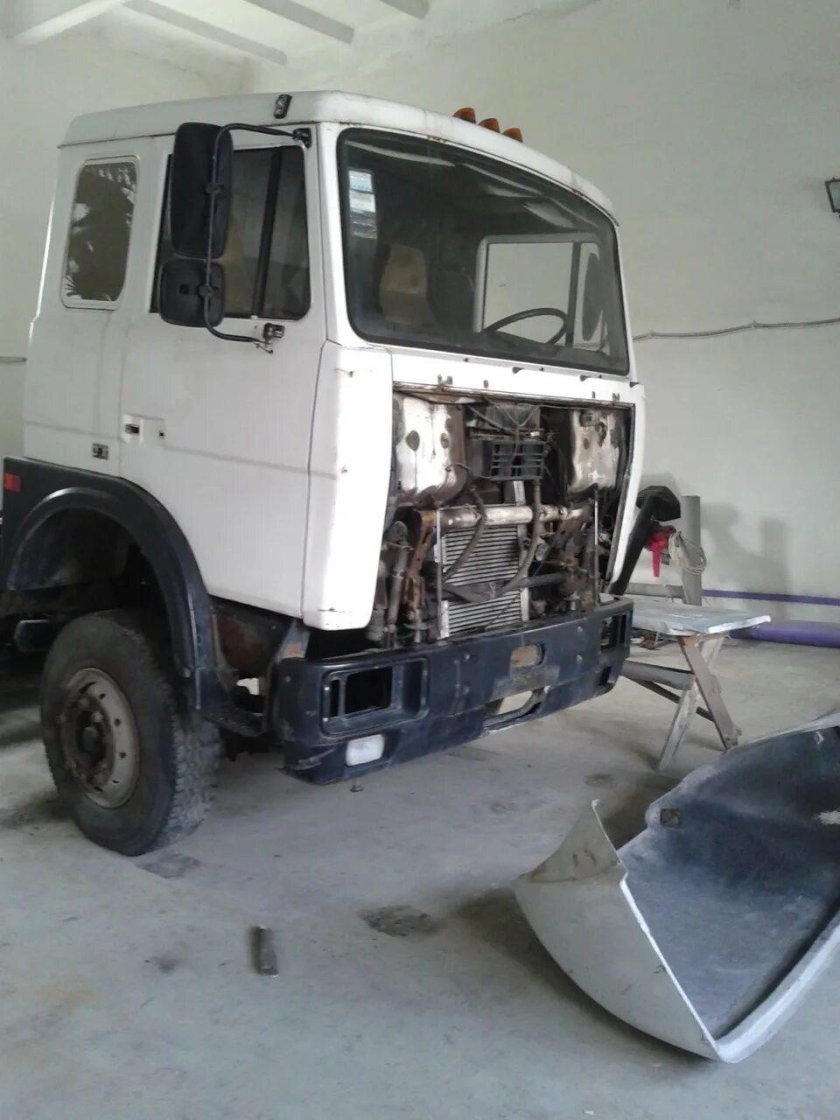 Покраска МАЗ тягач