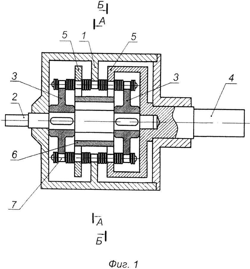 Волновой редуктор с промежуточными телами качения