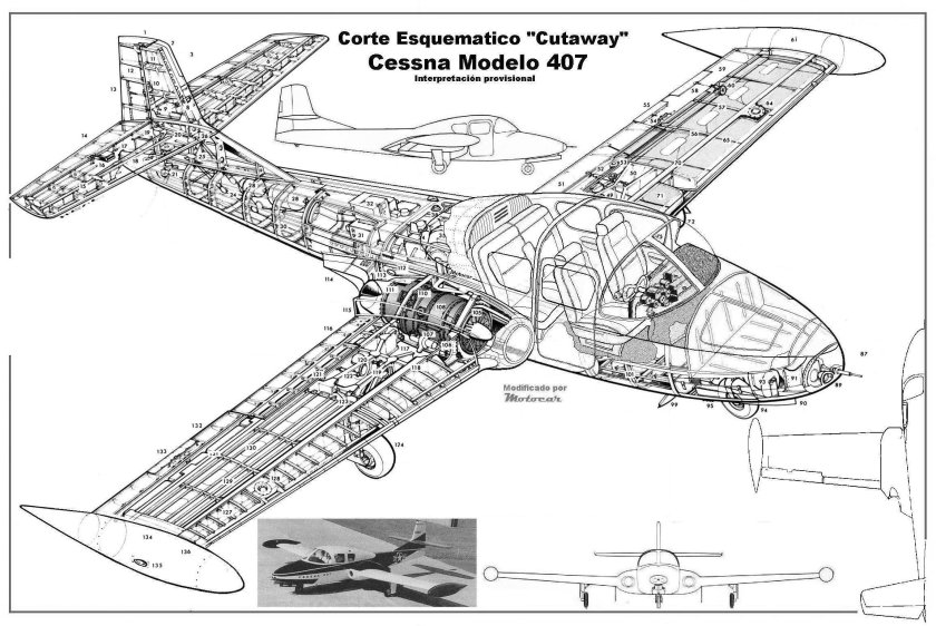 Компоновочная схема Cessna 150
