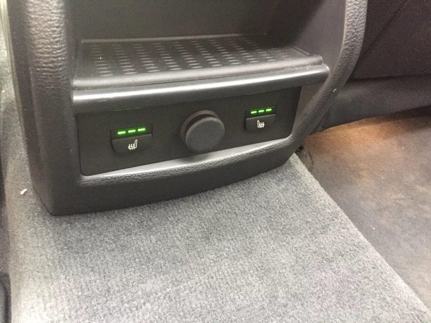 BMW x3 f25 подогрев сидений