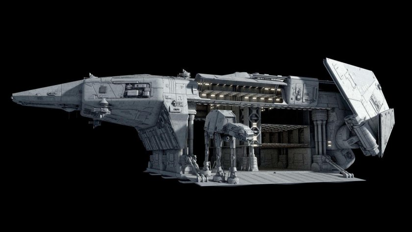 Star Wars десантный корабль империи