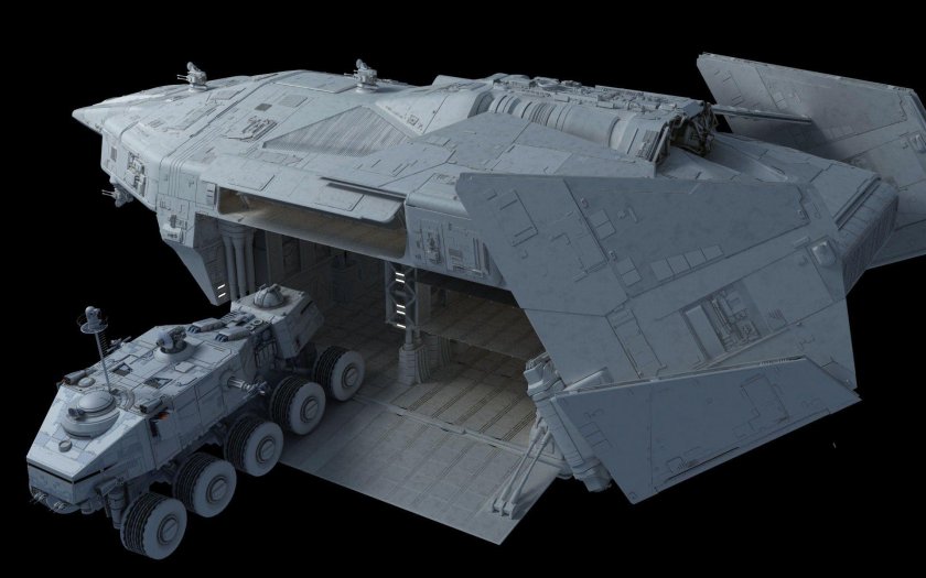 Десантный корабль империи Звездные войны