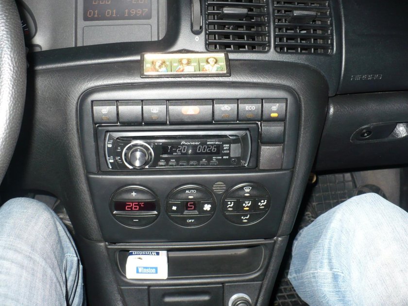 Опель Вектра б панель управления