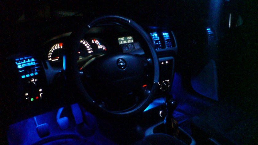 Подсветка воздуховодов Opel Omega b