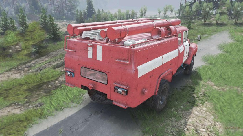 ЗИЛ-130 АЦ-40 сверху