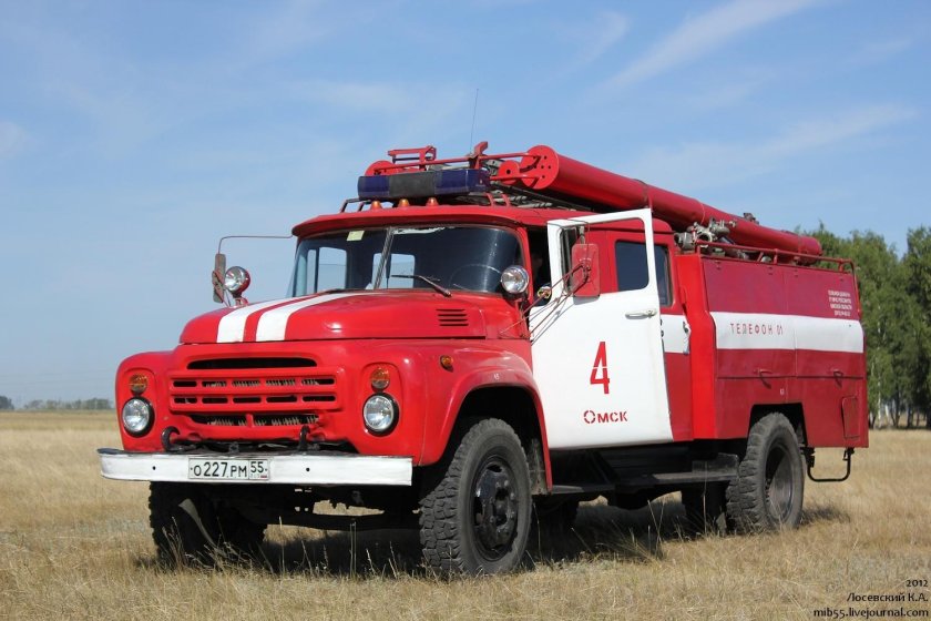 Пожарный ЗИЛ 130 АЦ 40