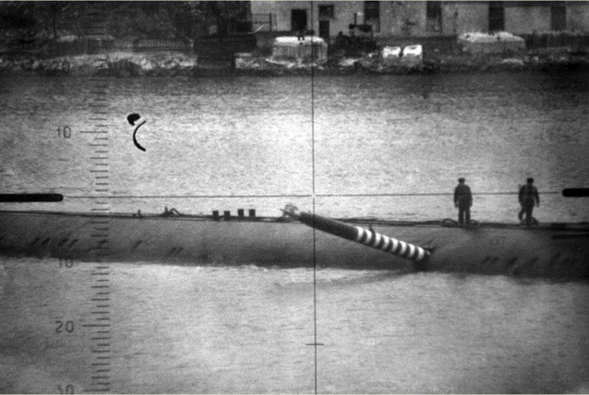 АПЛ к178 в бухте Павловского