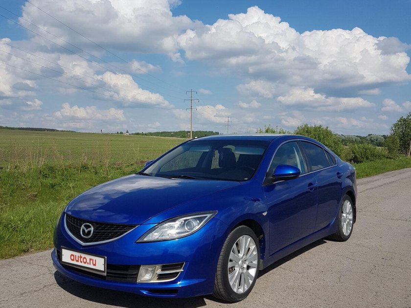 Мазда 6 синяя