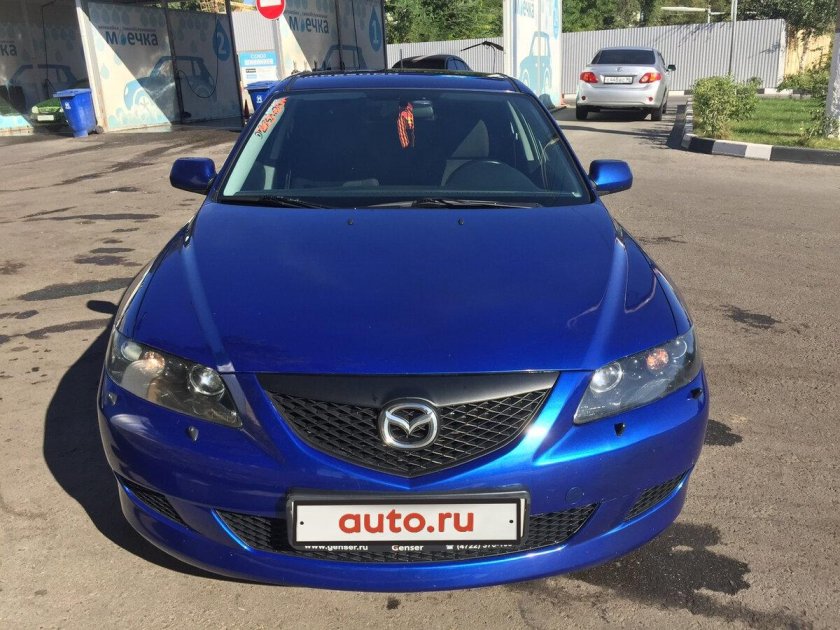 Мазда 6 gg синяя