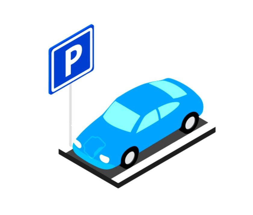 Картинка машины не парковать