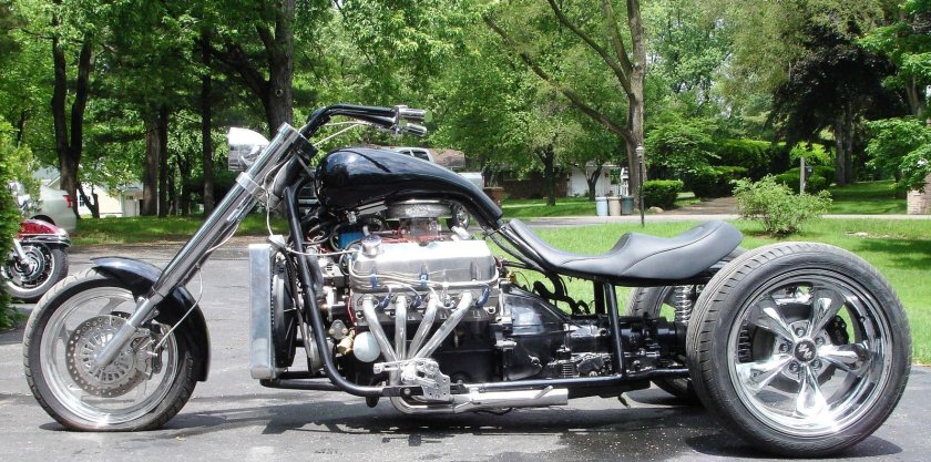 Трайк с двигателем v6