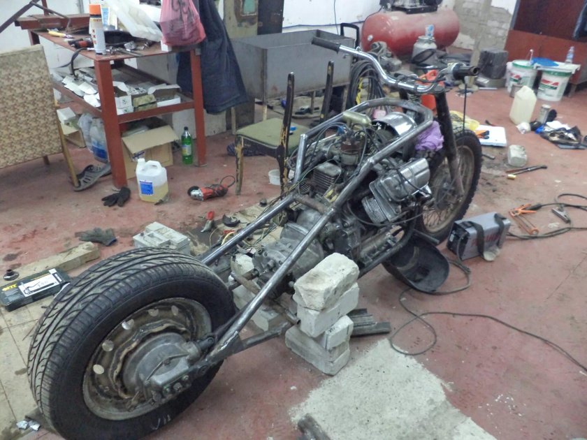 Двигатель ЗАЗ 968 на мотоцикл Урал
