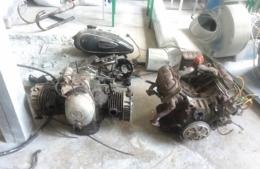 Двигатель ЗАЗ 968 на мотоцикл Урал