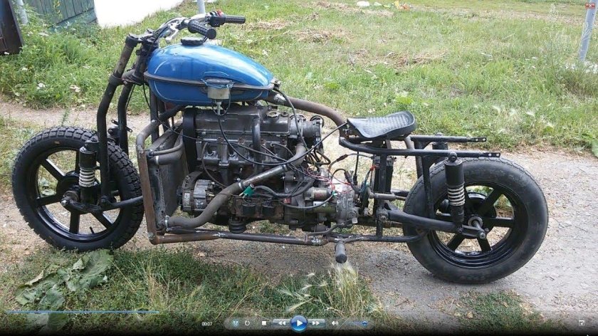 Мотоцикл с двигателем ВАЗ 2109
