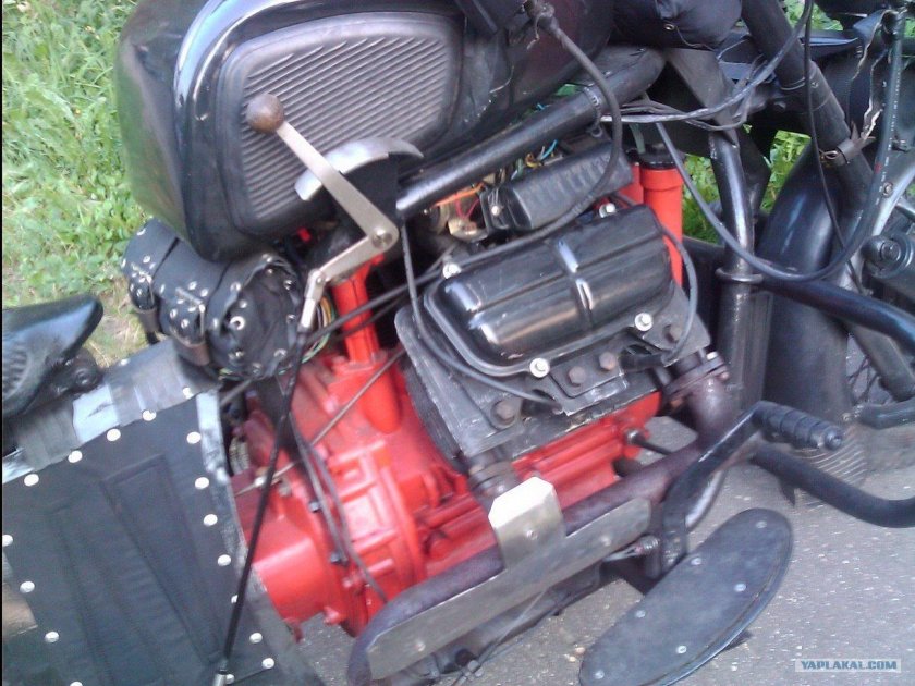 Двигатель от ЗАЗ на мотоцикл Урал