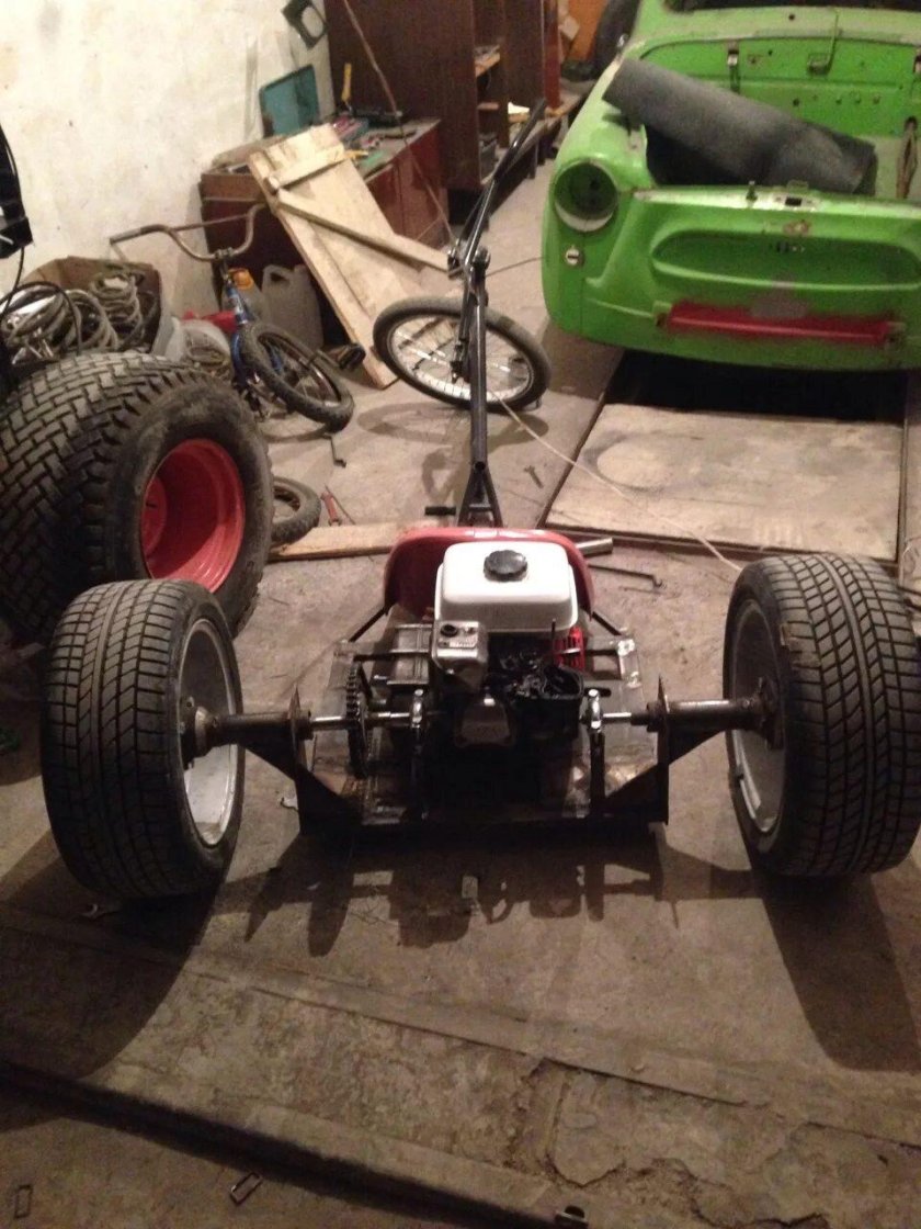 Трайк с двигателем ЗАЗ 968