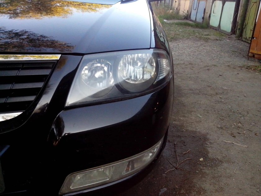 Ниссан Альмера Классик черные фары