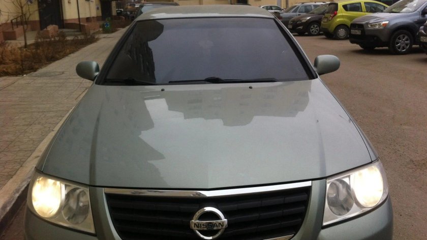 Ниссан Альмера Классик в тонировке