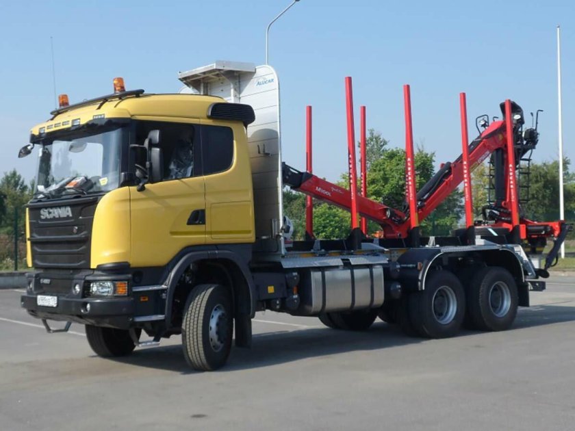 Скания g480 лесовоз 6х6