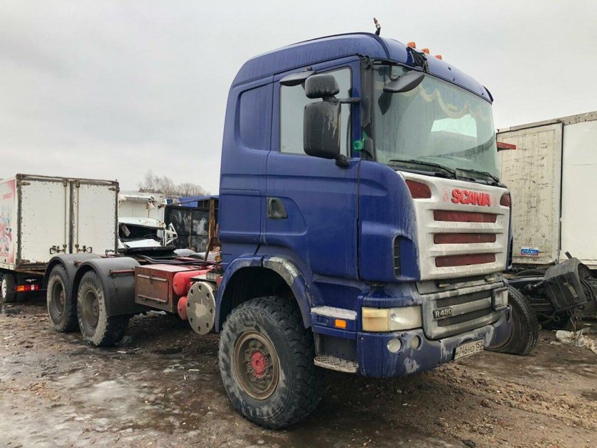 Scania p114 ga4x2na 340 2007 синий