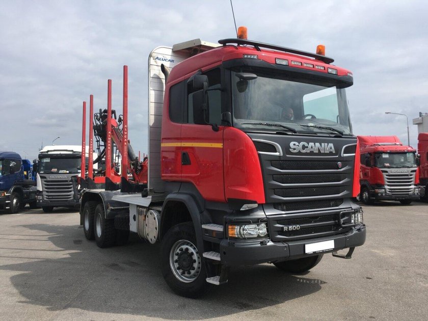 Scania r500 6x6 сортиментовоз