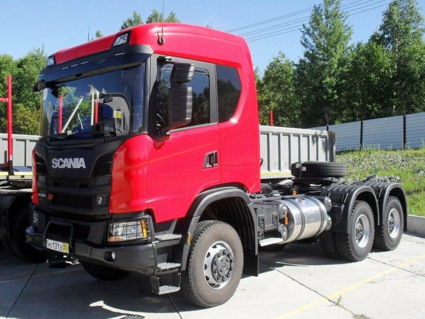 Scania g500 6x4 тягач