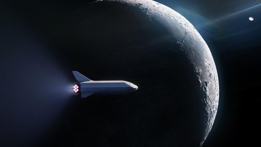Starship SPACEX Moon