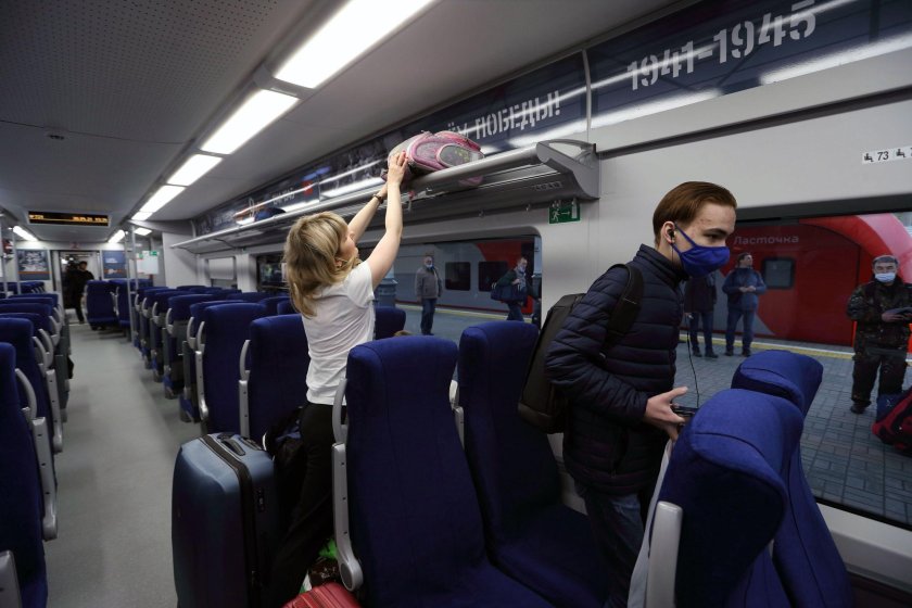 Поезд Ласточка Минск