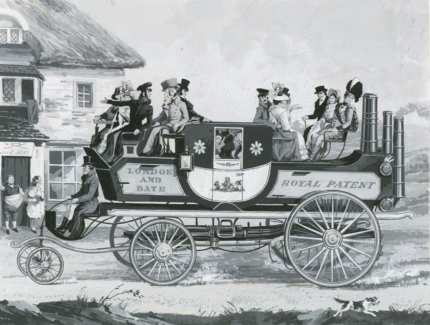 Паровой Дилижанс Герни 1829