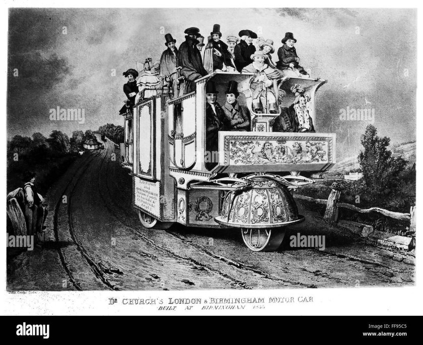 Французский паровой Омнибус(1873).