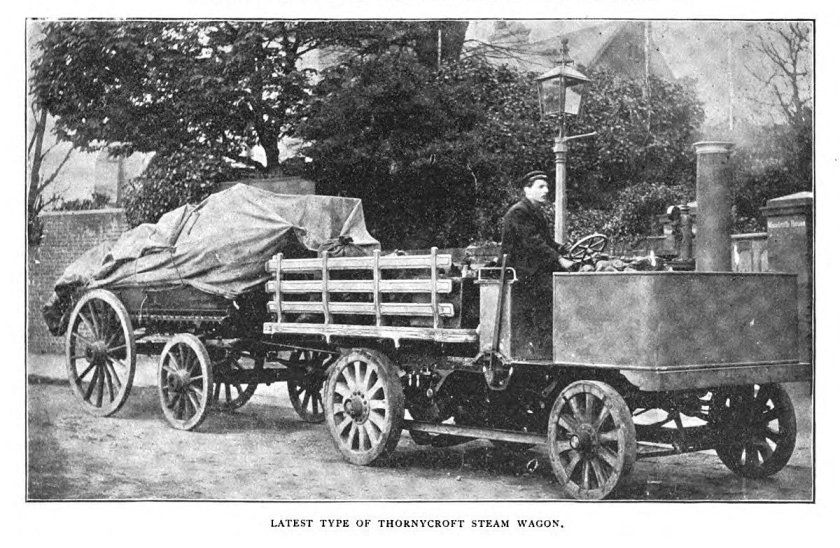 Паровом автомобиле «Торникрофт»,