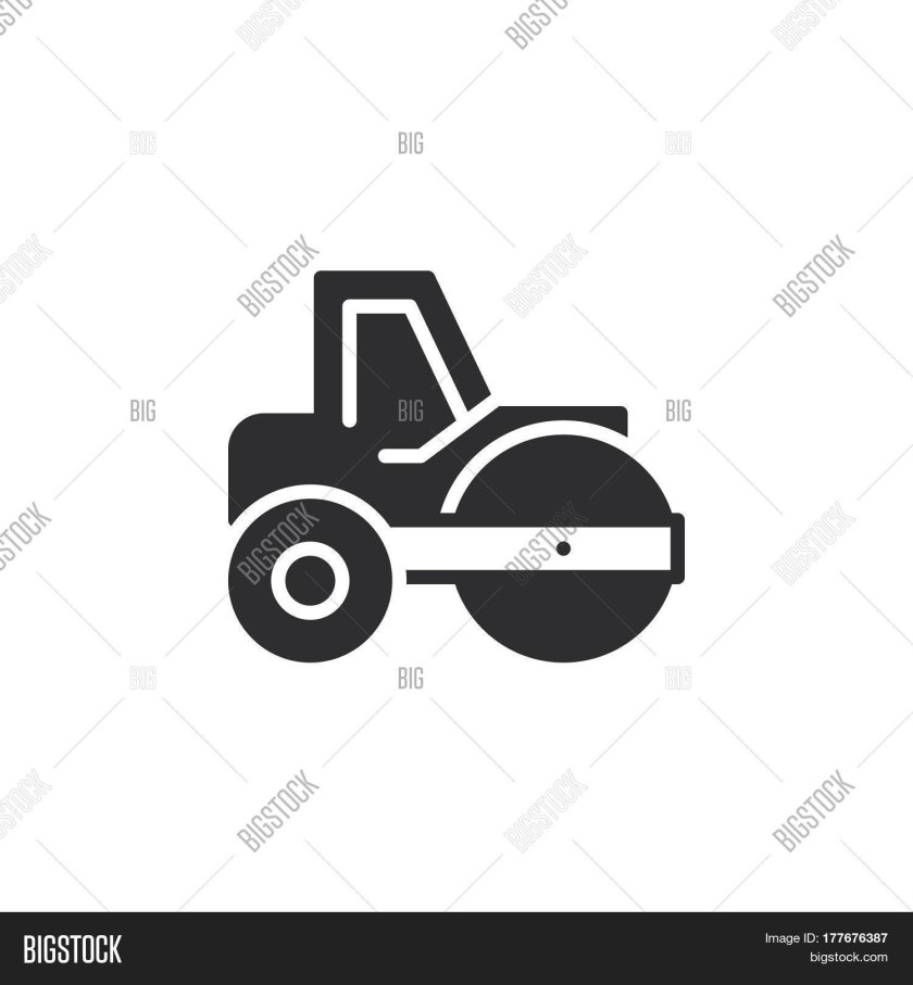 Каток асфальтовый пиктограмма