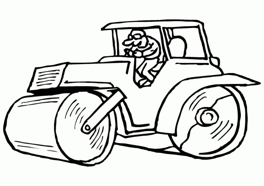 Раскраска: спецтехника