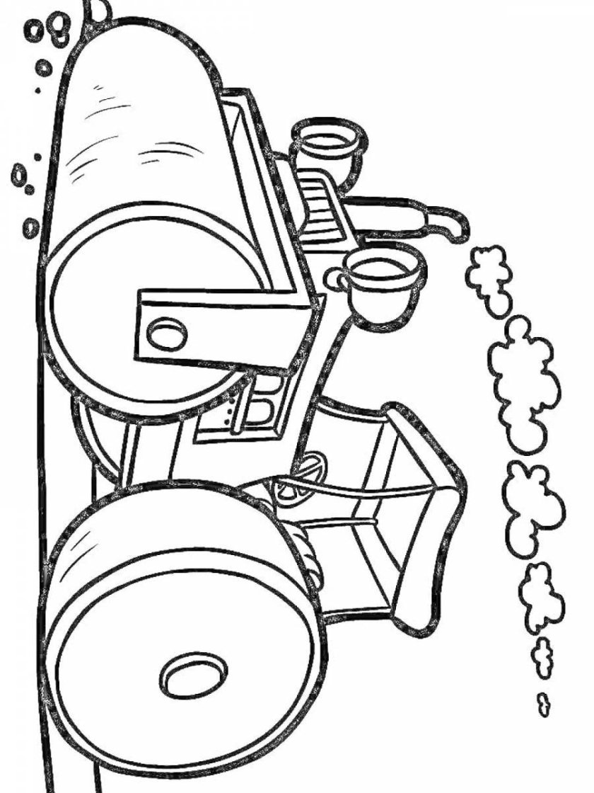 Каток раскраска