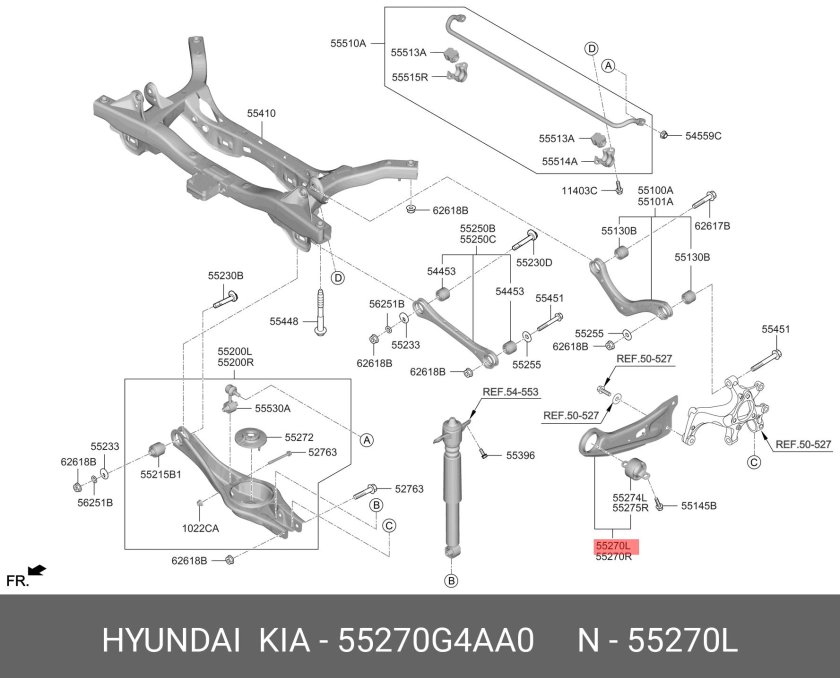 Задняя подвеска Киа СИД 2008 универсал сайлентблоки