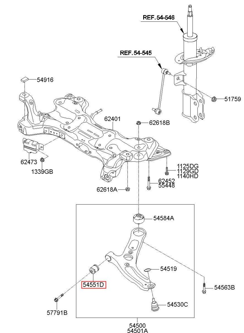 Hyundai / Kia 54551 3x000