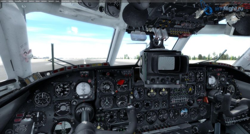 АН 24 кабина