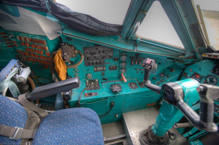 Кабина штурмана АН-22 Антей