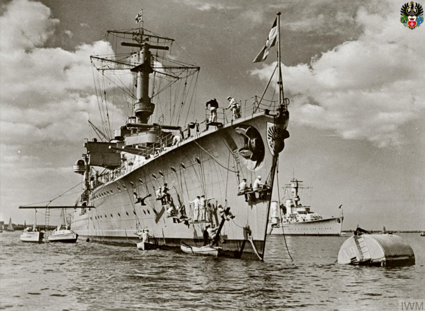 Немецкий крейсер Карлсруэ 1914