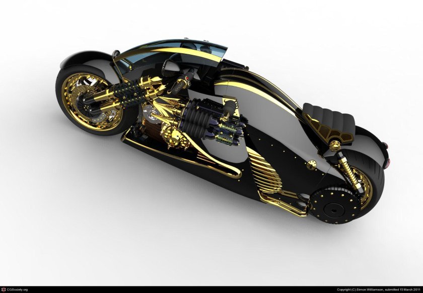 Мотоцикл Ламборджини Карамелло