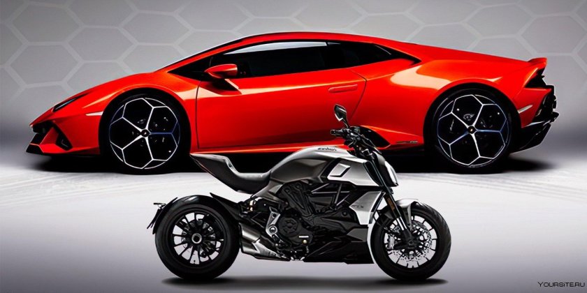 Дукати Ламборгини мотоцикл